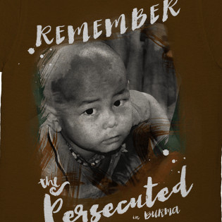 Remember the Persecuted Burma T-Shirt Front